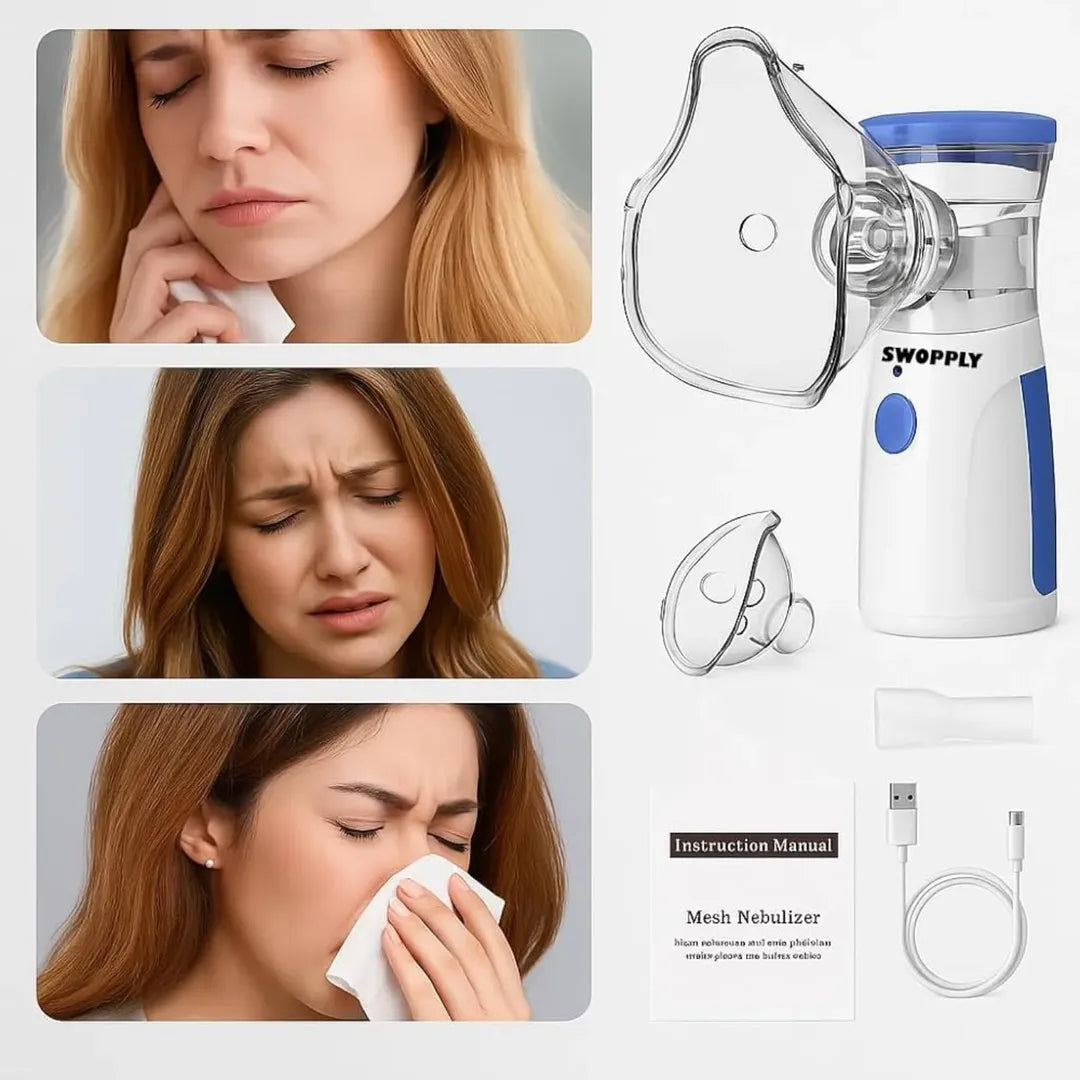 Portable Ultrasonic Rechargeable Mesh Nebulizer Machine